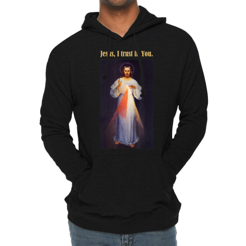 Jesus I Trust In You Divine Mercy-1mrc3 Lightweight Hoodie | Artistshot