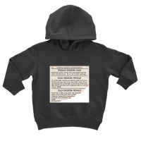 Classified Personal Ads From Song   Rock Toddler Hoodie | Artistshot