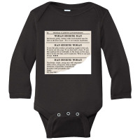 Classified Personal Ads From Song   Rock Long Sleeve Baby Bodysuit | Artistshot