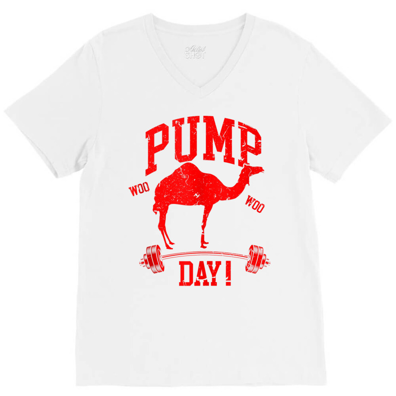 Funny Pump Day Hump Day Camel Weight Lifting Training Gym Tank Top V-neck Tee | Artistshot