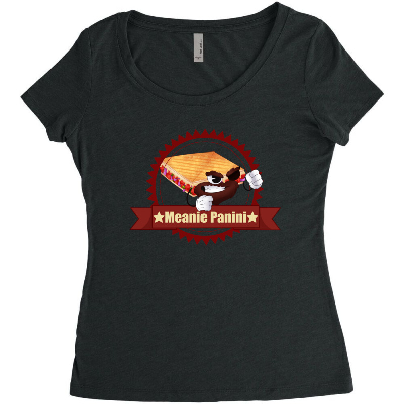 Meanie Panini Women's Triblend Scoop T-shirt by cm-arts | Artistshot