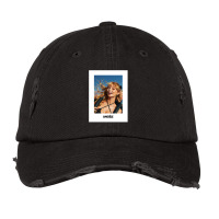 Angèle Van Laeken - Portrait Singer Merry-go-round Amusement Park Vintage Cap | Artistshot