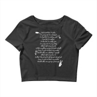 Hand In My Pocket Alanis Morissette Print Crop Top | Artistshot