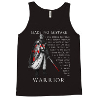 Knight Templar  Make No Mistake  The Crusader Tank Top | Artistshot