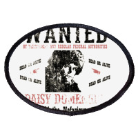 Daisy Domergue (domengre) Wanted Poster, Distressed Oval Patch | Artistshot