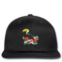 Toucan Exotic Birds Tropical Flowers Leaf Bird Of Paradise Sweatshirt Printed Hat | Artistshot