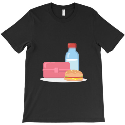 Burger Lunch T-shirt Designed By Kholoer