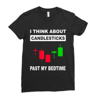 Stock Market Stock Trading Candlestick Ladies Fitted T-shirt | Artistshot