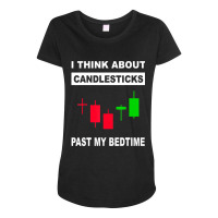 Stock Market Stock Trading Candlestick Maternity Scoop Neck T-shirt | Artistshot