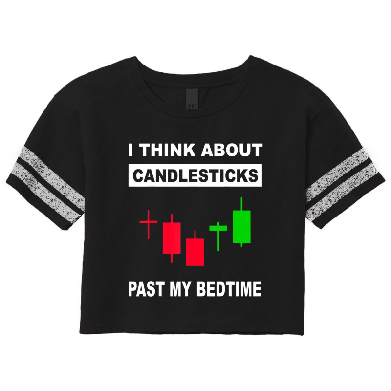 Stock Market Stock Trading Candlestick Scorecard Crop Tee by cm-arts | Artistshot