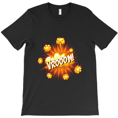 Comic Speech Bubble With Vroom Text T-shirt Designed By Komhengs