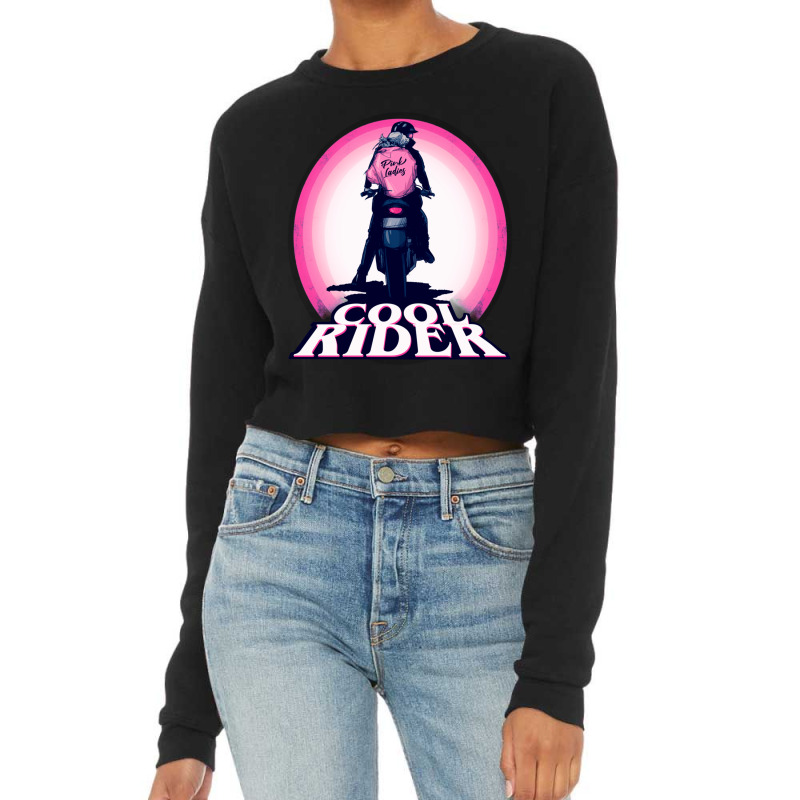 Cool Rider Active Cropped Sweater by cm-arts | Artistshot