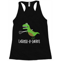 Lacrosse Lax Player Dinosaur Dino Lover Sport Racerback Tank | Artistshot