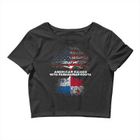 American Raised With Panamanian Roots Panama Crop Top | Artistshot