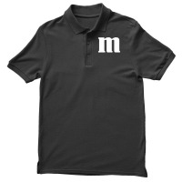 Lower Case Alphabet Matching Halloween Costume Cute Letter M T Shirt Men's Polo Shirt | Artistshot