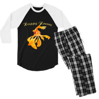 Happy Norooz Persian New Year Goldfish Isolated Men's 3/4 Sleeve Pajama Set | Artistshot