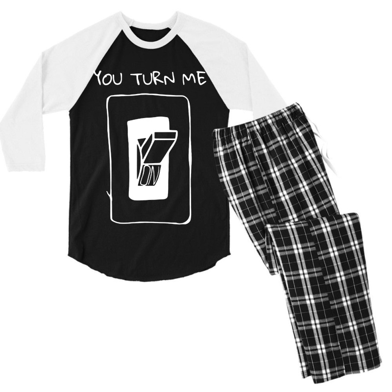 You Turn Me On Men's 3/4 Sleeve Pajama Set | Artistshot