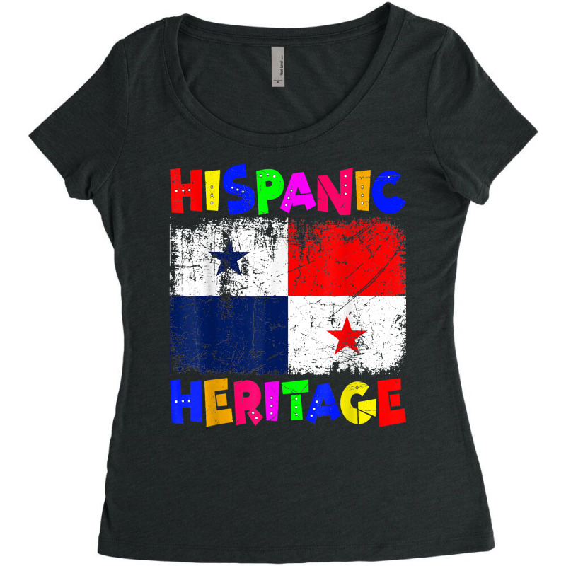 National Hispanic Heritage Month Latino Panama T Shirt Women's Triblend Scoop T-shirt by cm-arts | Artistshot