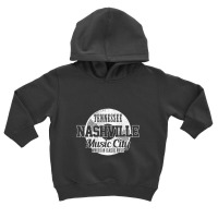 Nashville Tennessee Country Music City Vinyl Toddler Hoodie | Artistshot