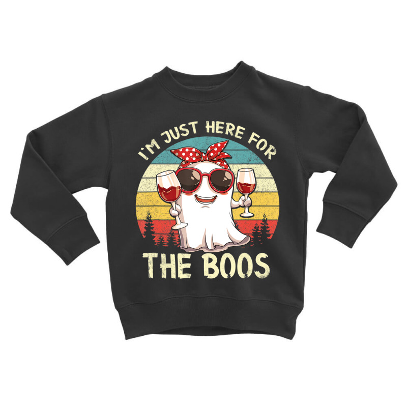 I'm Just Here For The Boos Halloween Outfit Women Toddler Sweatshirt | Artistshot