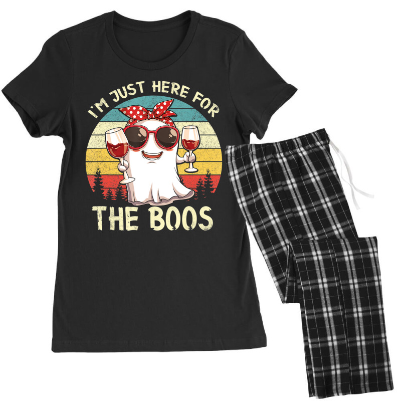 I'm Just Here For The Boos Halloween Outfit Women Women's Pajamas Set | Artistshot