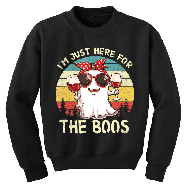 I'm Just Here For The Boos Halloween Outfit Women Youth Sweatshirt | Artistshot