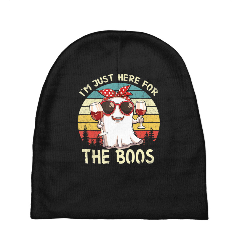 I'm Just Here For The Boos Halloween Outfit Women Baby Beanies | Artistshot