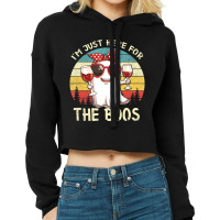 I'm Just Here For The Boos Halloween Outfit Women Cropped Hoodie | Artistshot