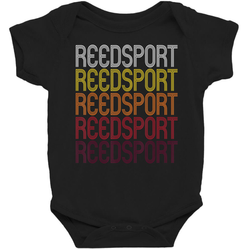 Reedsport, Or Vintage Style Oregon Baby Bodysuit | Artistshot