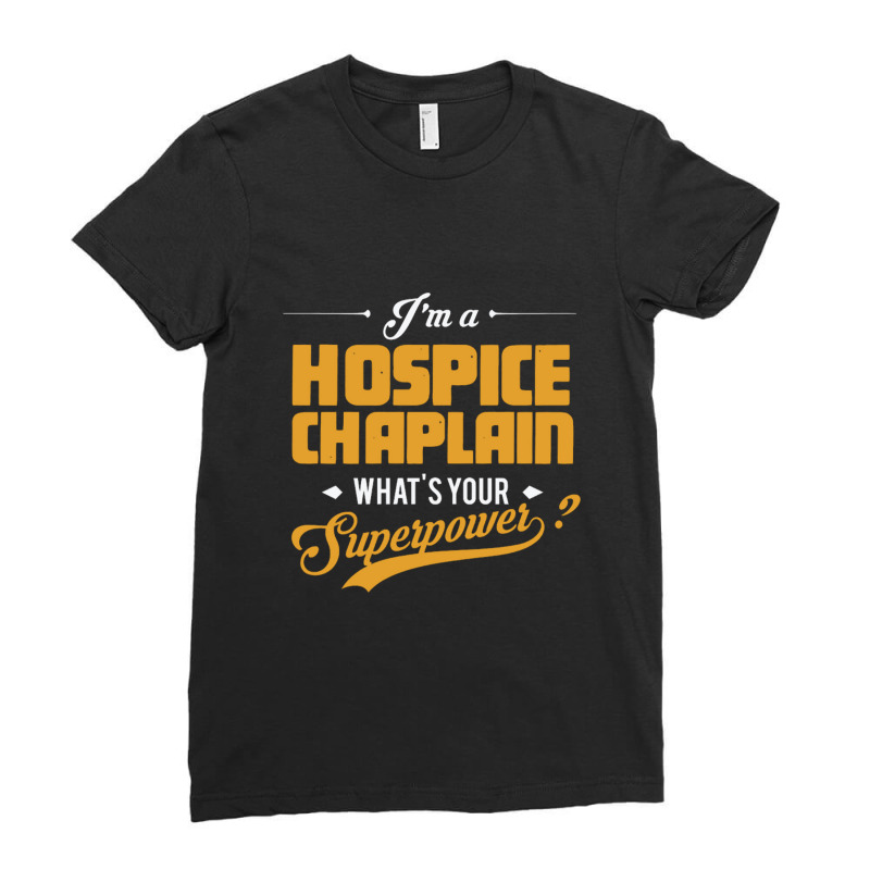 Hospice Chaplain Ladies Fitted T-Shirt by cm-arts | Artistshot