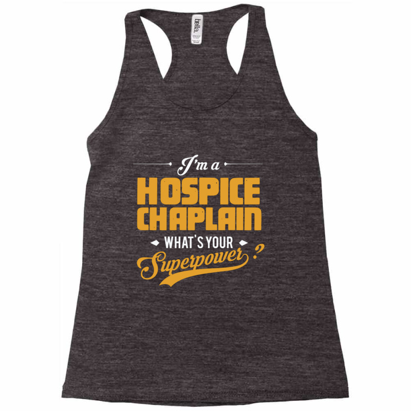 Hospice Chaplain Racerback Tank by cm-arts | Artistshot