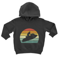 Vintage Retro Jet Ski Athletic Beach Summer Sports Jet Ski Toddler Hoodie | Artistshot