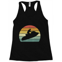 Vintage Retro Jet Ski Athletic Beach Summer Sports Jet Ski Racerback Tank | Artistshot