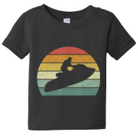 Vintage Retro Jet Ski Athletic Beach Summer Sports Jet Ski Baby Tee | Artistshot