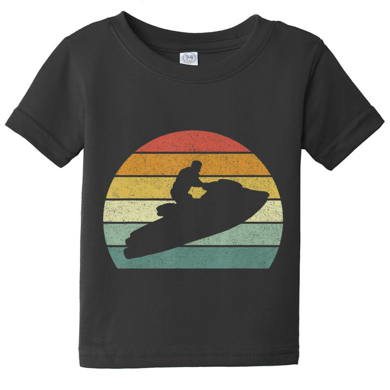 Vintage Retro Jet Ski Athletic Beach Summer Sports Jet Ski Baby Tee by Adcock Salmon | Artistshot