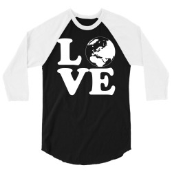 Love World 3/4 Sleeve Shirt | Artistshot