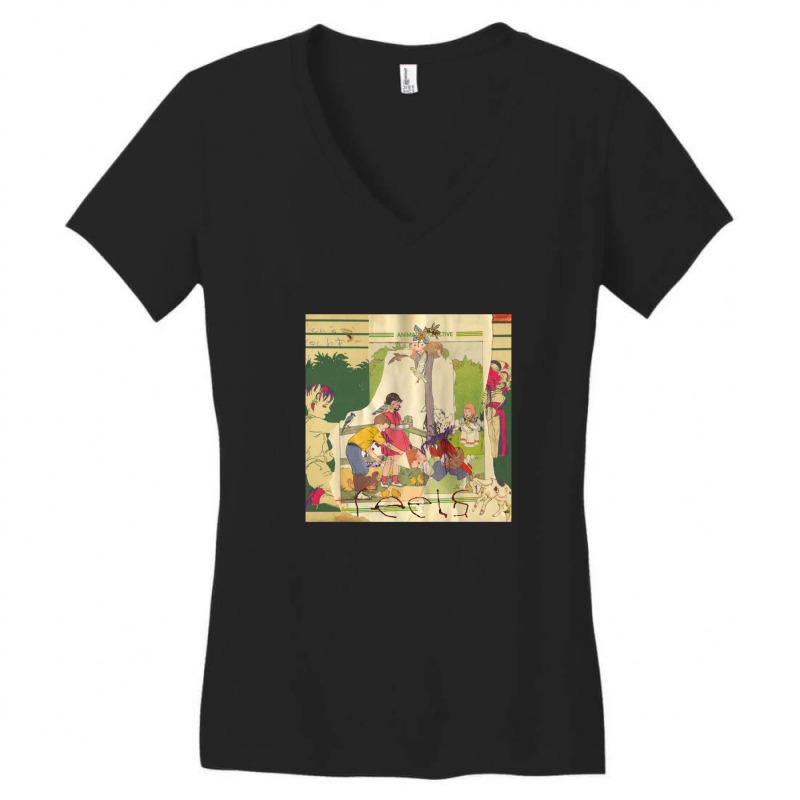 Animal Collective - Feels Classic Women's V-Neck T-Shirt by DebbieElliott | Artistshot