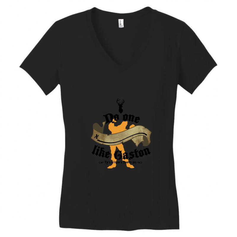 No One (blank) Like Gaston .png Women's V-Neck T-Shirt by LawrenceKemp | Artistshot