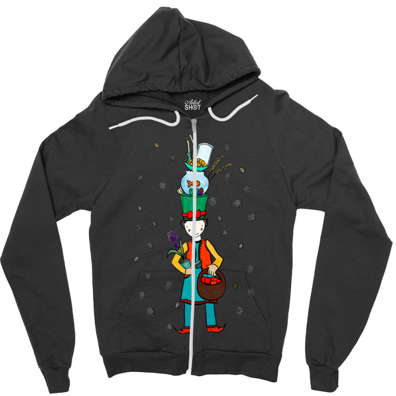 Norooz Zipper Hoodie by DHEERAJGOODWIN | Artistshot