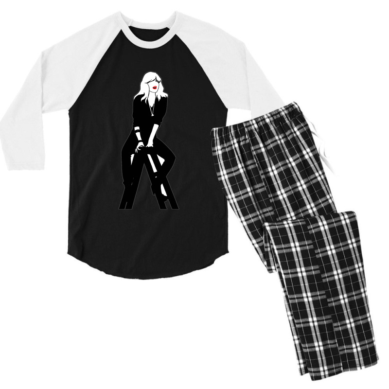 Grease 2 Cool Rider Michelle Pfeiffer -alternate Men's 3/4 Sleeve Pajama Set by cm-arts | Artistshot