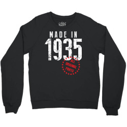 Made In 1935 All Original Part Crewneck Sweatshirt | Artistshot