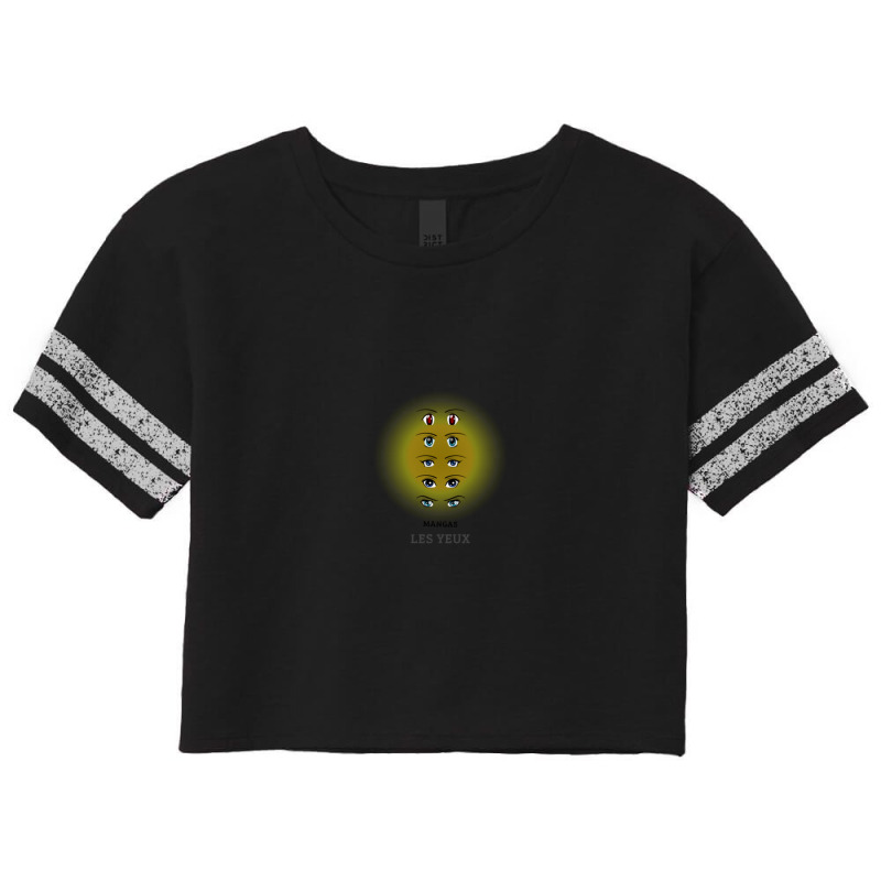 Mangas Eyes Scorecard Crop Tee | Artistshot