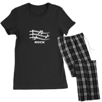 Rock Musical Notes Women's Pajamas Set | Artistshot