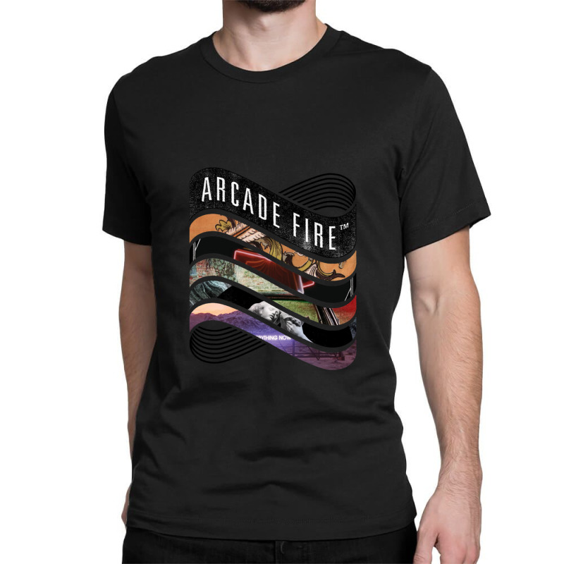 Arcade Fire - Discography Essential 1 Classic T-shirt by DebbieElliott | Artistshot