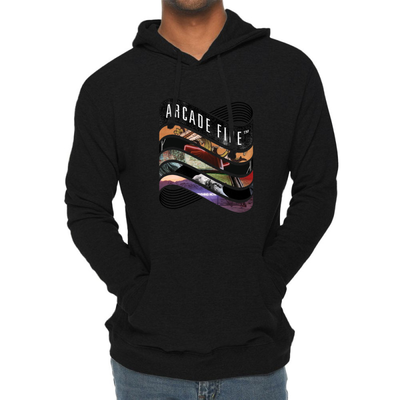 Arcade Fire - Discography Essential 1 Lightweight Hoodie by DebbieElliott | Artistshot