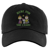 Peanuts Halloween Charlie Sally Here For The Candy Kids Cap | Artistshot