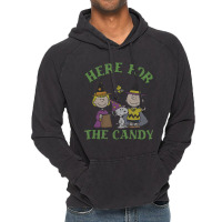 Peanuts Halloween Charlie Sally Here For The Candy Vintage Hoodie | Artistshot