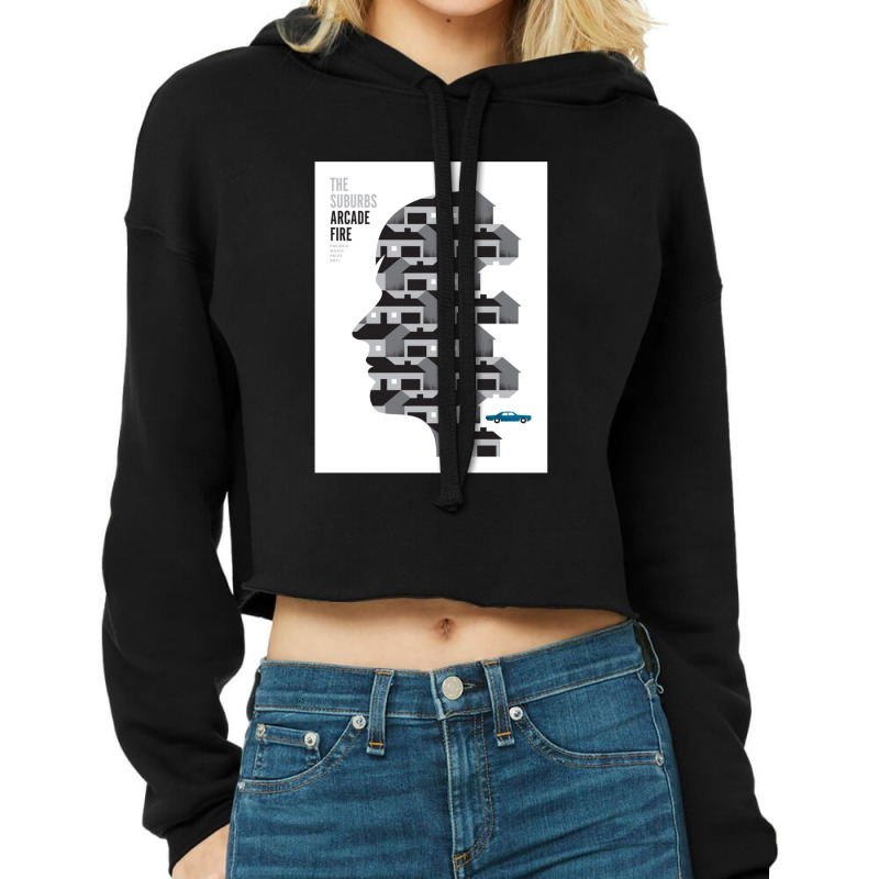 Arcade Fire - Goodies Classic Cropped Hoodie by DebbieElliott | Artistshot