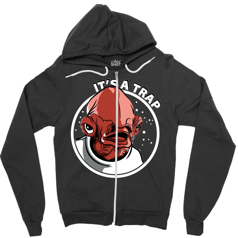 It's A Trap Zipper Hoodie | Artistshot