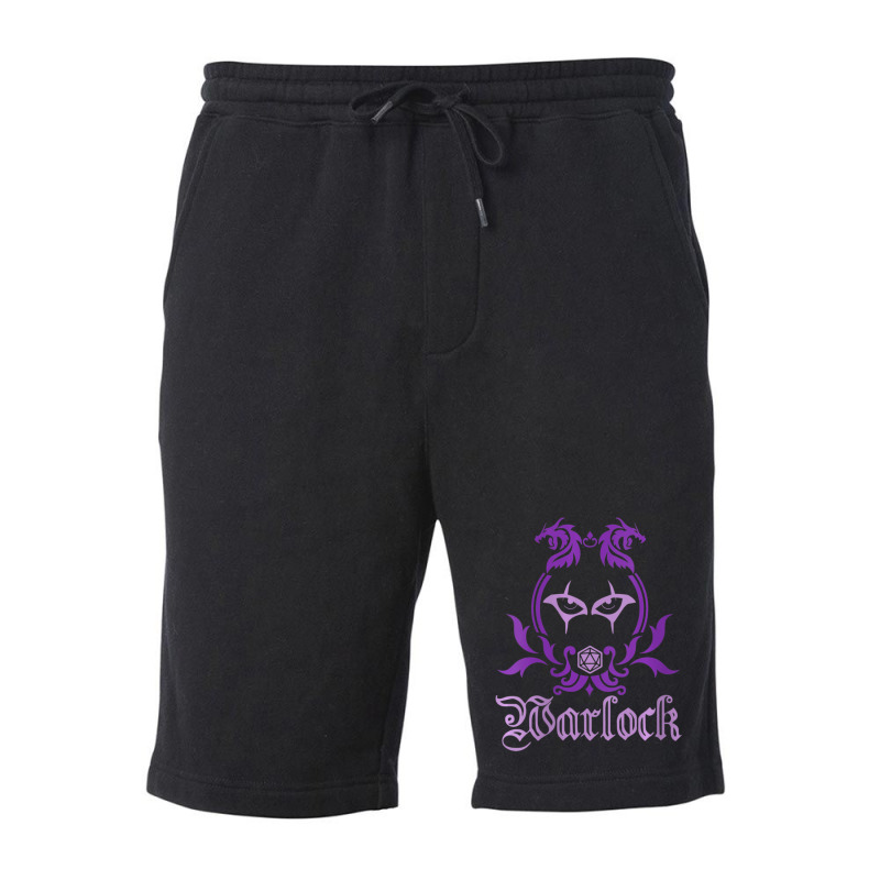 Warlock Class Emblem Dungeons And Rpg Dragons Fleece Short by PhanBo | Artistshot